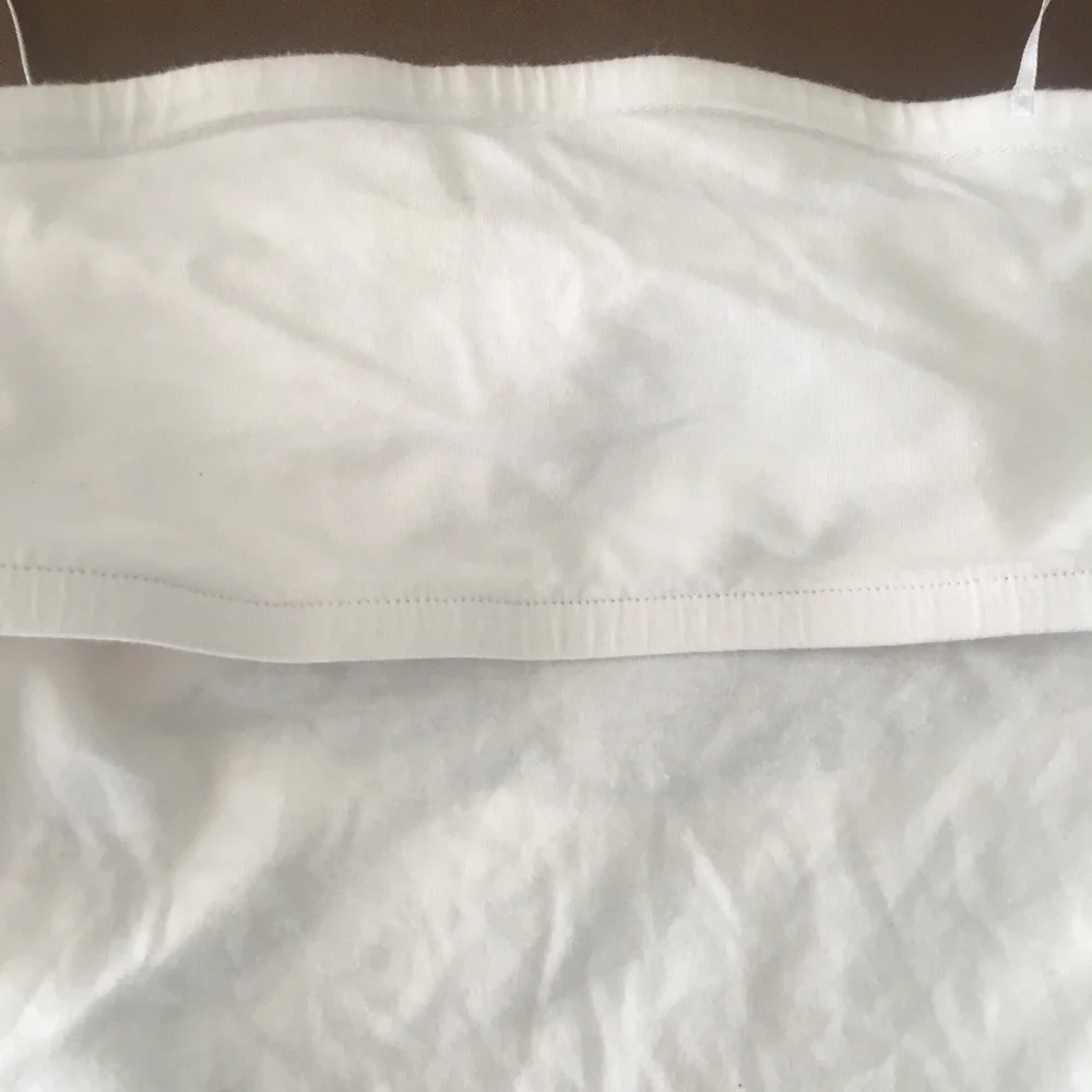 GUESS White Tube Top with Bow-Back Detail - Picture 8 of 9